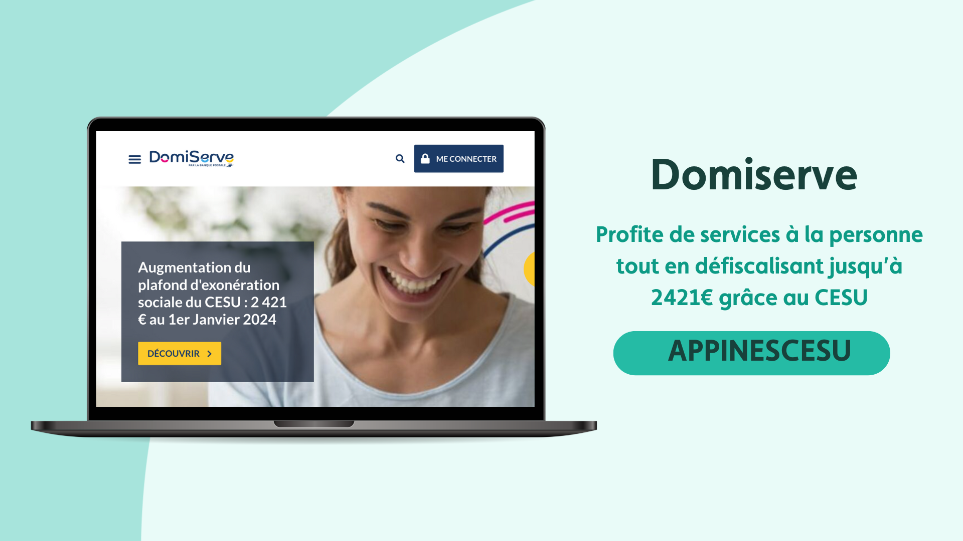 Domiserve : Code Promo 2024 pour les Chèques CESU - Frais réduits et avantages exclusifs avec APPINESCESU !